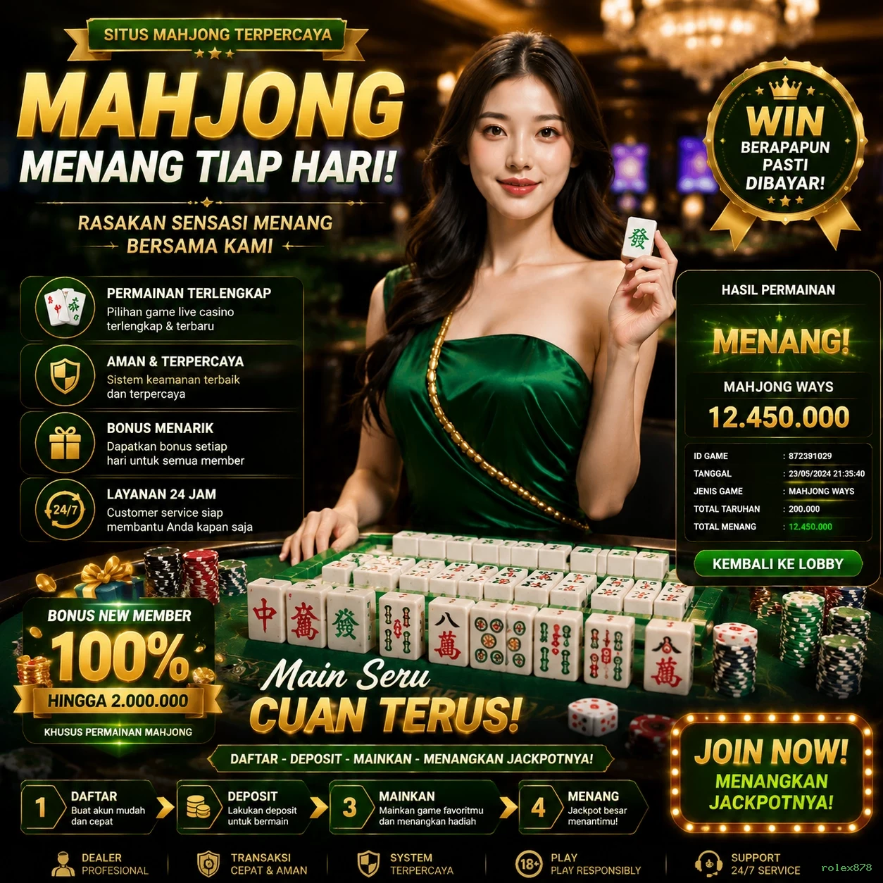 Keamanan Transaksi di rolex878 yang Perlu Diketahui